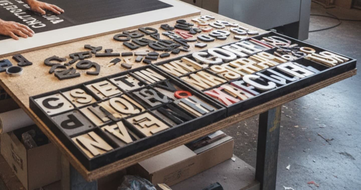 Rotulos letras Fabricación a medida en Sanxenxo